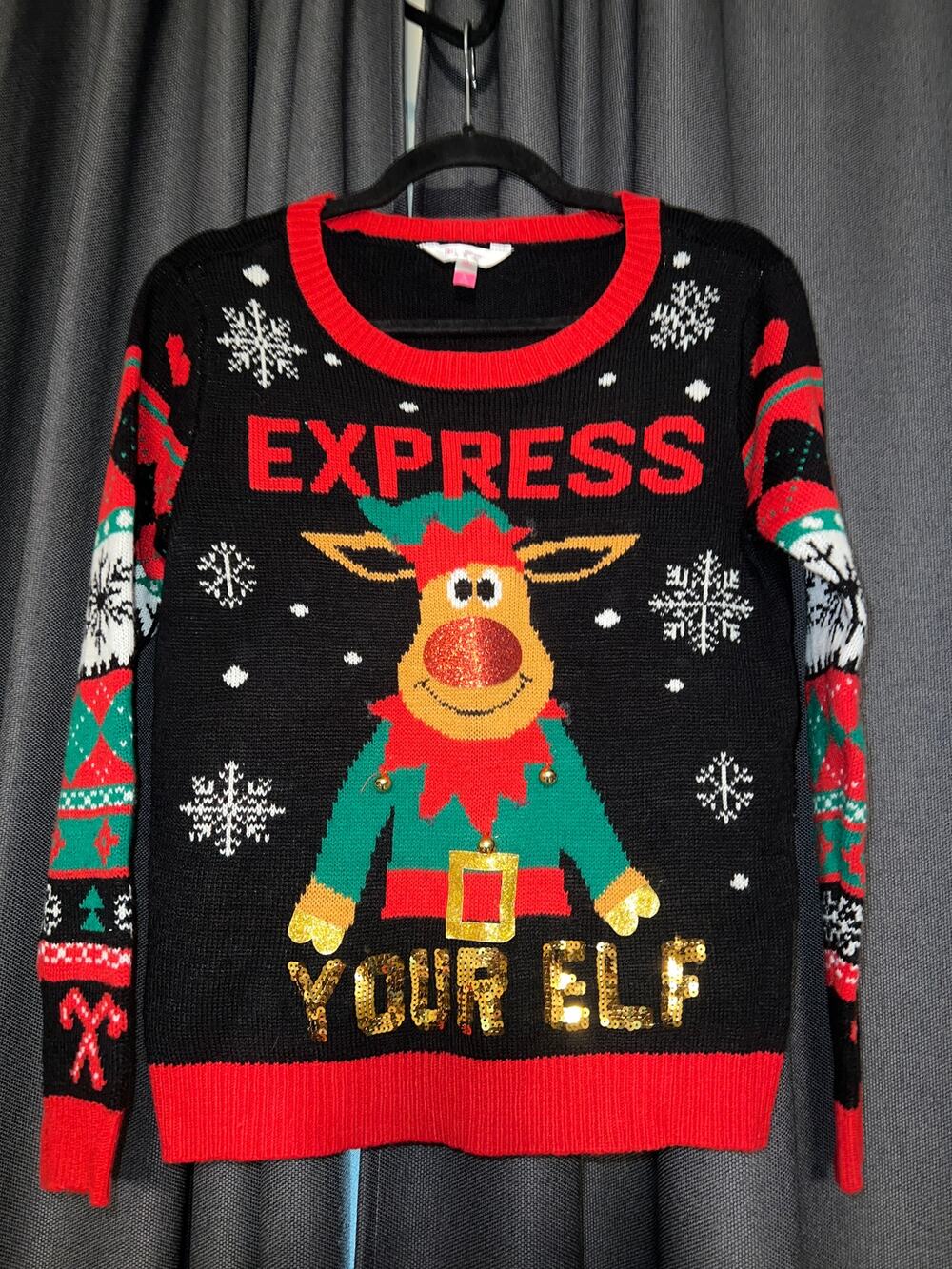Ugly Christmas Sweater Xmas Size Medium